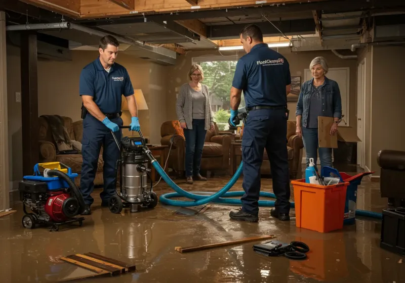 Basement Water Extraction and Removal Techniques process in Beach City, OH